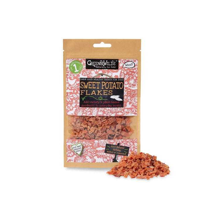 Green & Wilds | Sweet Potato Flakes, 50g-Green & Wilds-Love My Hound
