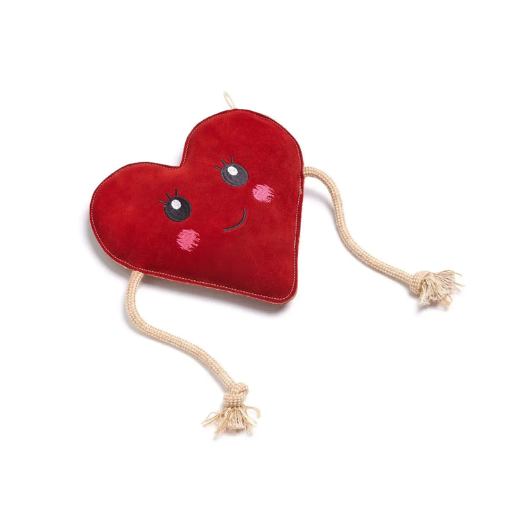 Green & Wilds | Trudy Biglove, Heart Shape Eco Dog Toy