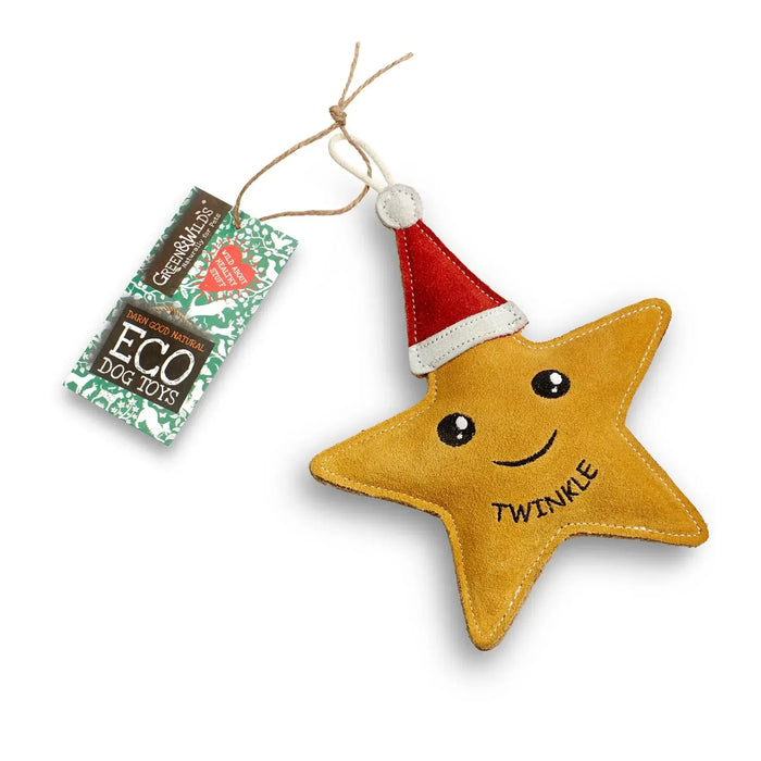 Green & Wilds | Twinkle the Star, Eco Dog Toy-Green & Wilds-Love My Hound