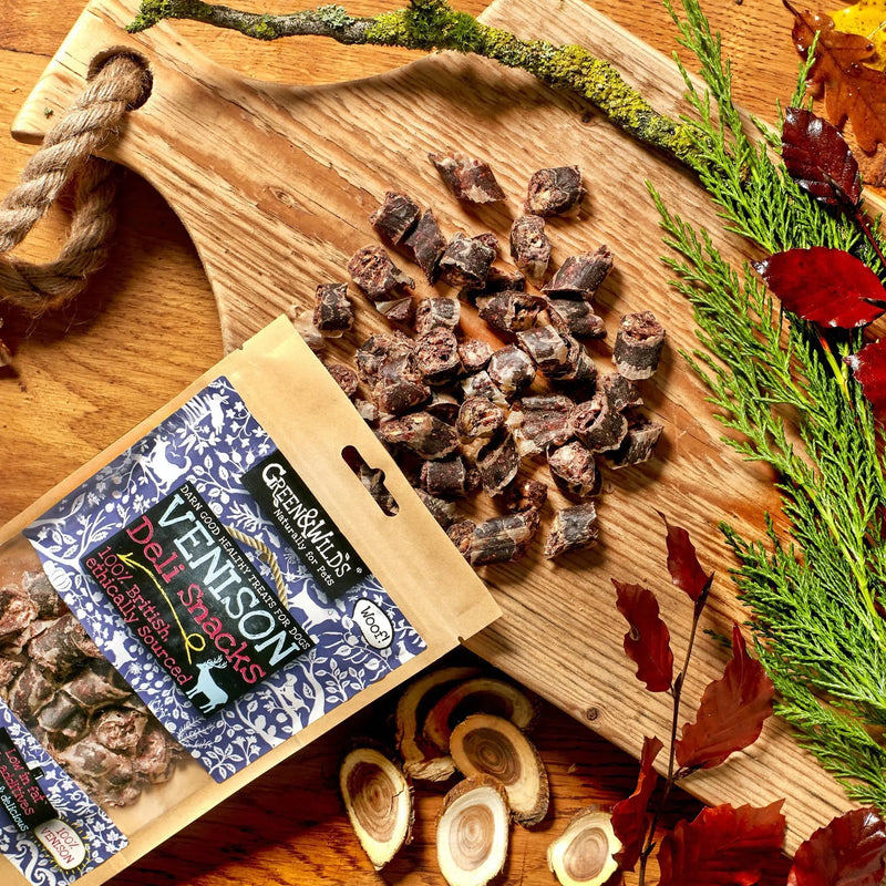 Green & Wilds | Venison Deli Snacks Dog Treats 75g-Green & Wilds-Love My Hound