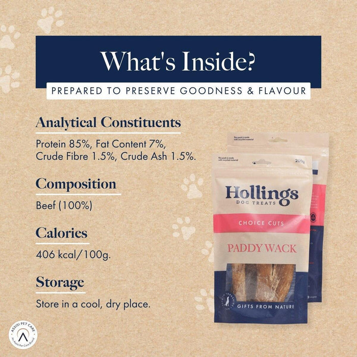 Hollings | Paddy Wack Choice Cuts - Dog Treats 200g-Hollings-Love My Hound