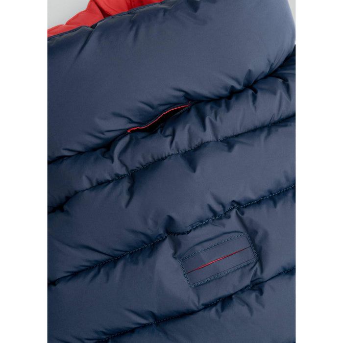 Hugo & Hudson | Hackett x Hugo Hudson Dog Puffer Jacket - Navy & Berry-Hugo & Hudson-Love My Hound