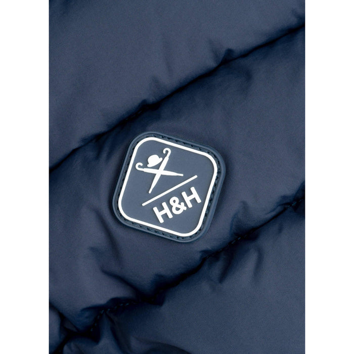 Hugo & Hudson | Hackett x Hugo Hudson Dog Puffer Jacket - Navy & Berry-Hugo & Hudson-Love My Hound