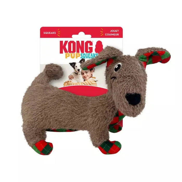 KONG - PupSqueaks Tucker Dog Toy - Medium-Kong-Love My Hound