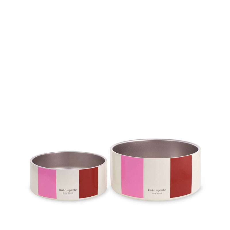 Kate Spade New York | Adventure Stripe - Dog Bowl-Kate Spade New York-Love My Hound
