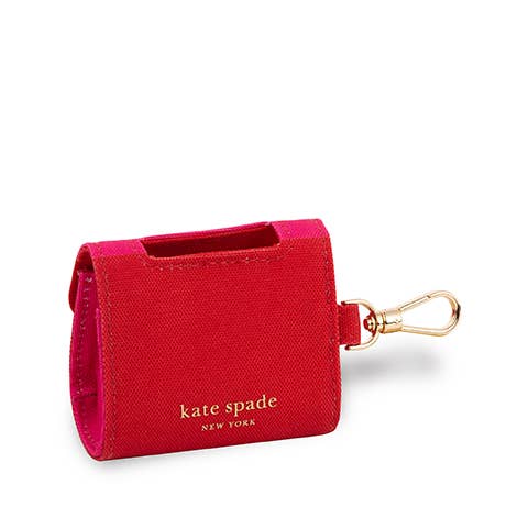 Kate Spade New York | Red and Pink - Poop Bag Holder-Kate Spade New York-Love My Hound