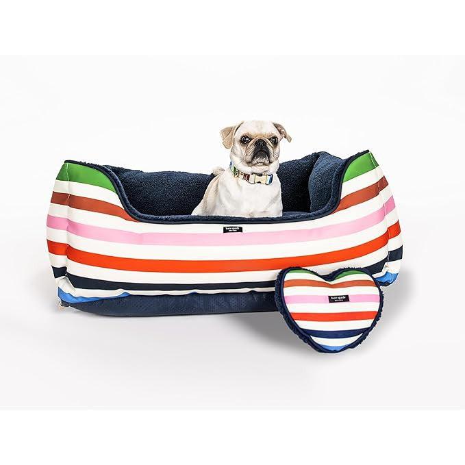 Kate Spade New York | Stripy Heart Dog Chew Toy-Kate Spade New York-Love My Hound