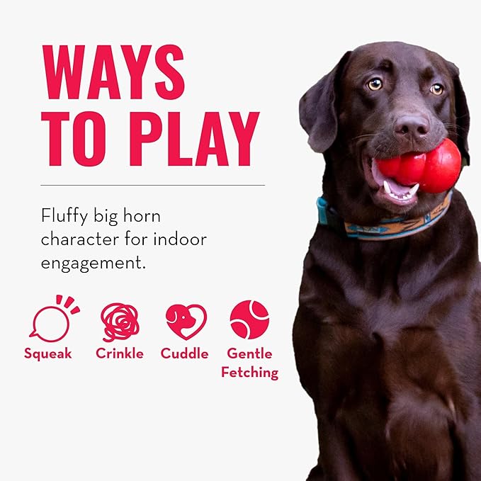Kong | Sherps - Floofs Big Horn Dog Toy-Kong-Love My Hound