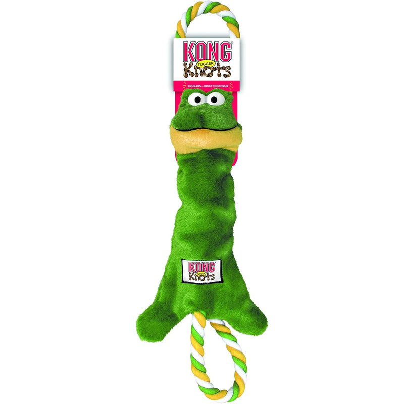 Kong | Tugger Knots Dog Toy - Frog-Kong-Love My Hound