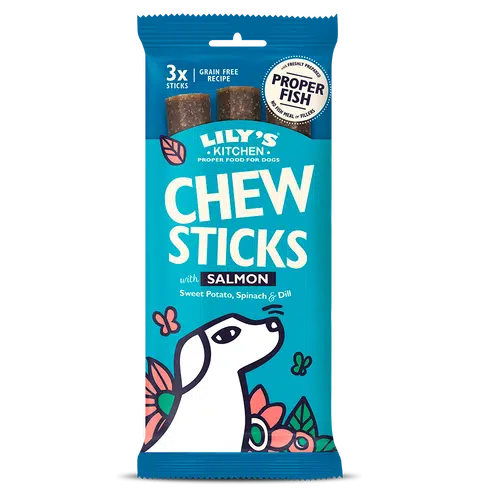 Lily's Kitchen - Chew Sticks With Salmon - 120g-Lily's Kitchen-Love My Hound