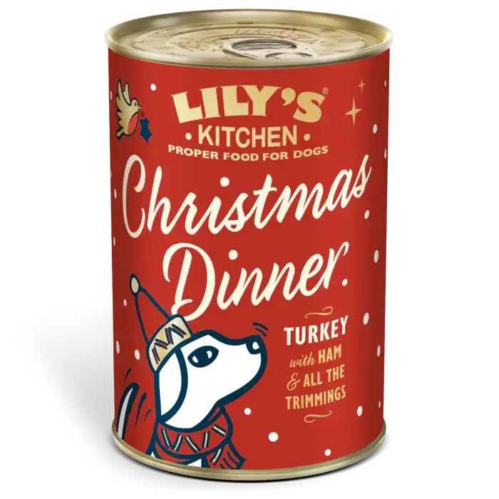 Lily's Kitchen | Dog's Christmas Dinner - Turkey and Ham - 400g-Lily's Kitchen-Love My Hound