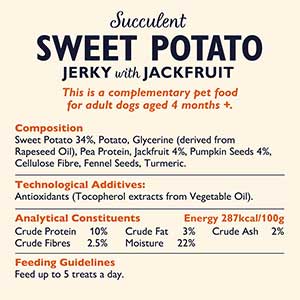 Lily's Kitchen - Sweet Potato Jerky with Jackfruit - 70g-Lily's Kitchen-Love My Hound