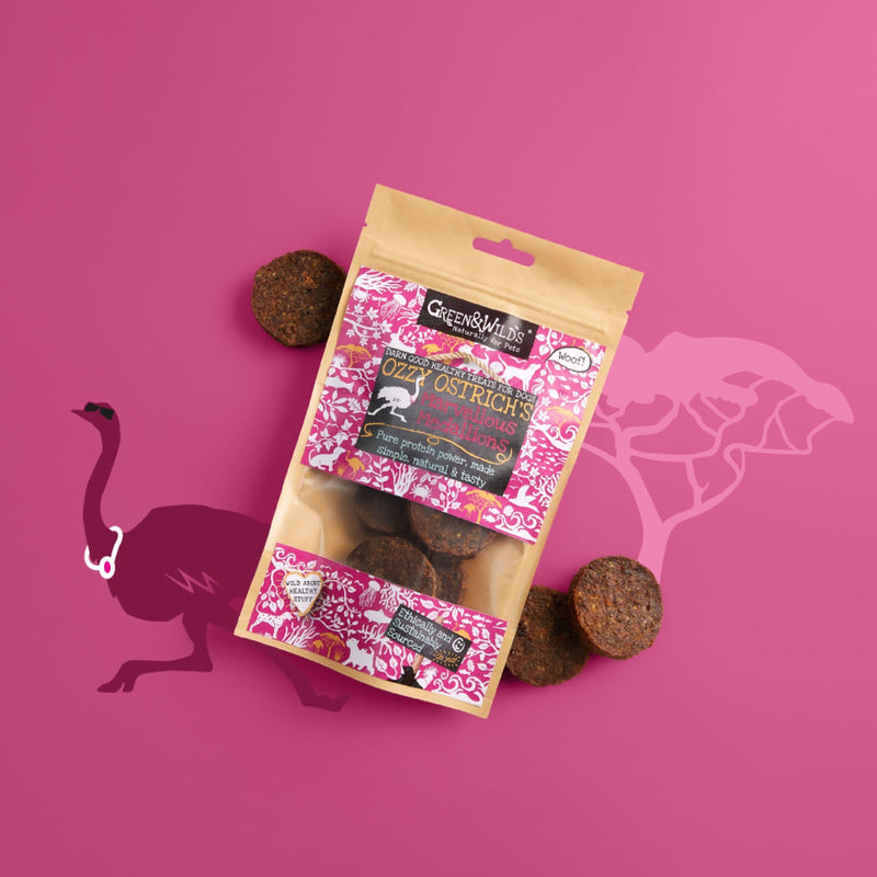 Green & Wilds | Ozzy Ostrich's Marvellous Medallions, 100g