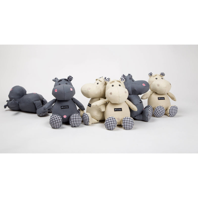 Nordog | Henny The Hippo Grey - Plush Dog Toy-Nordog-Love My Hound