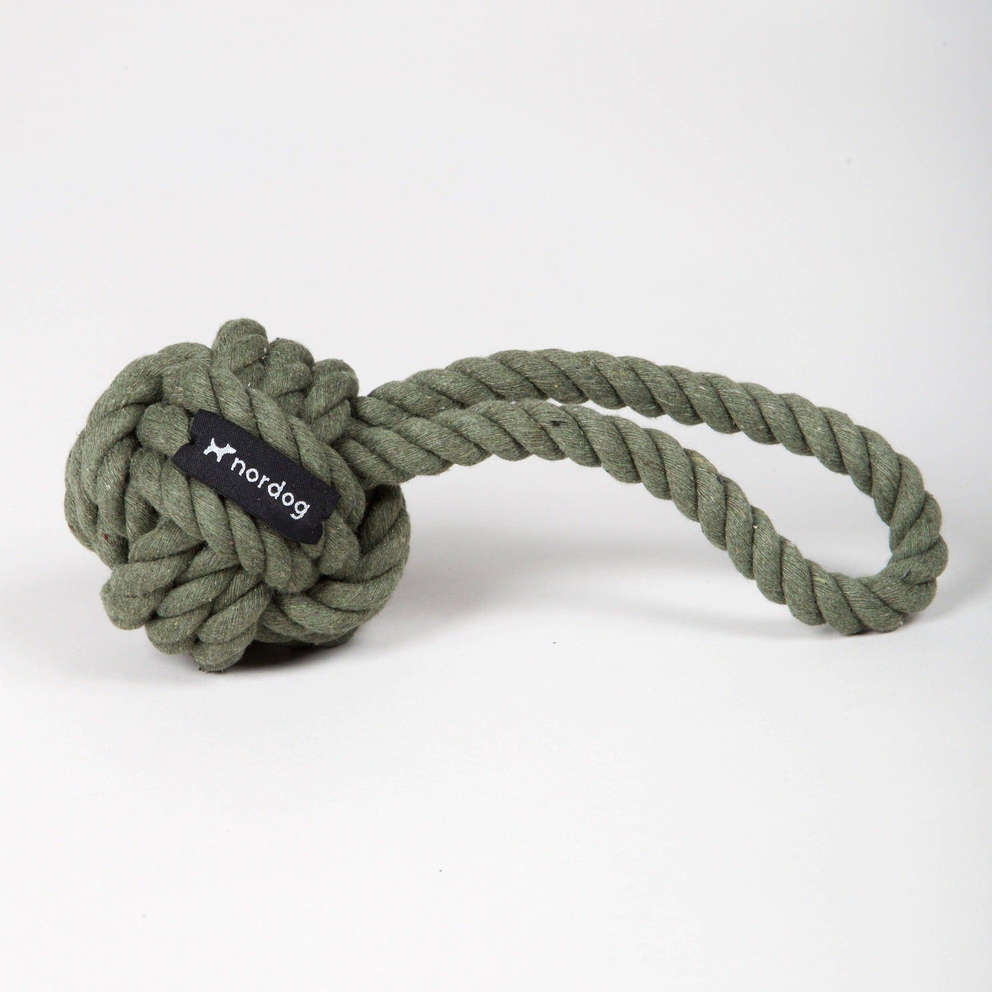 Nordog | Original Rope Toy Olive – Love My Hound
