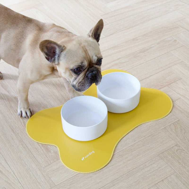 Nordog | Placemat for dog bowls - yellow-Nordog-Love My Hound