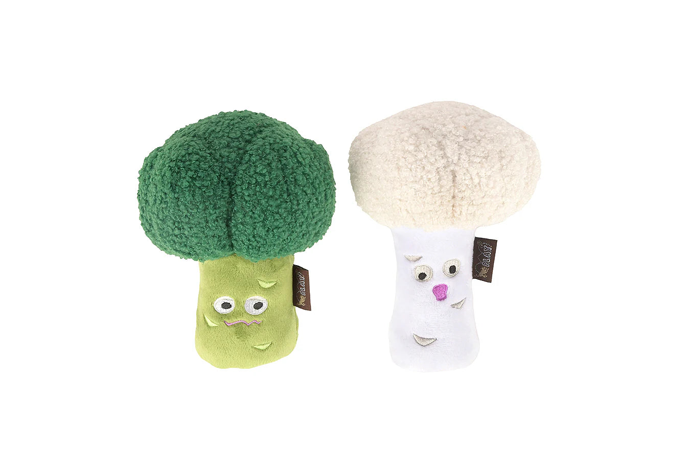 P.L.A.Y |  Picked Fresh Veggie Munch Duo - Plush Dog Toy