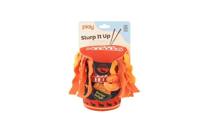 P.L.A.Y |  International Classic Slurp It Up - Plush Dog Toy