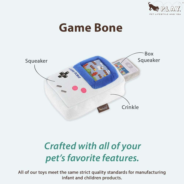 P.L.A.Y - 90's Classics - Game Bone ( Game Boy ) Dog Toy-P.L.A.Y-Love My Hound