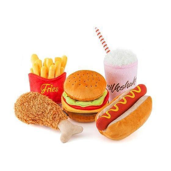 P.L.A.Y | American Classics - Burger Dog Toy-P.L.A.Y-Love My Hound