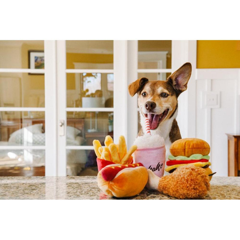 P.L.A.Y | American Classics - Burger Dog Toy-P.L.A.Y-Love My Hound