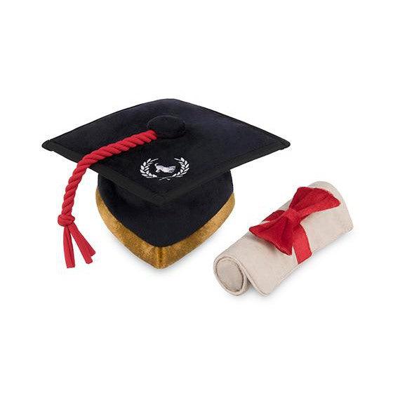 P.L.A.Y | Back To School K9 Scholar Hat & Diploma - Plush Dog Toy-P.L.A.Y-Love My Hound