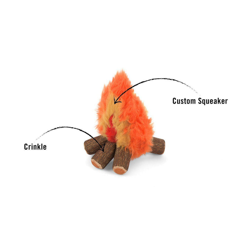 P.L.A.Y - Camp Corbin - Cosy Campfire Dog Toy-P.L.A.Y-Love My Hound