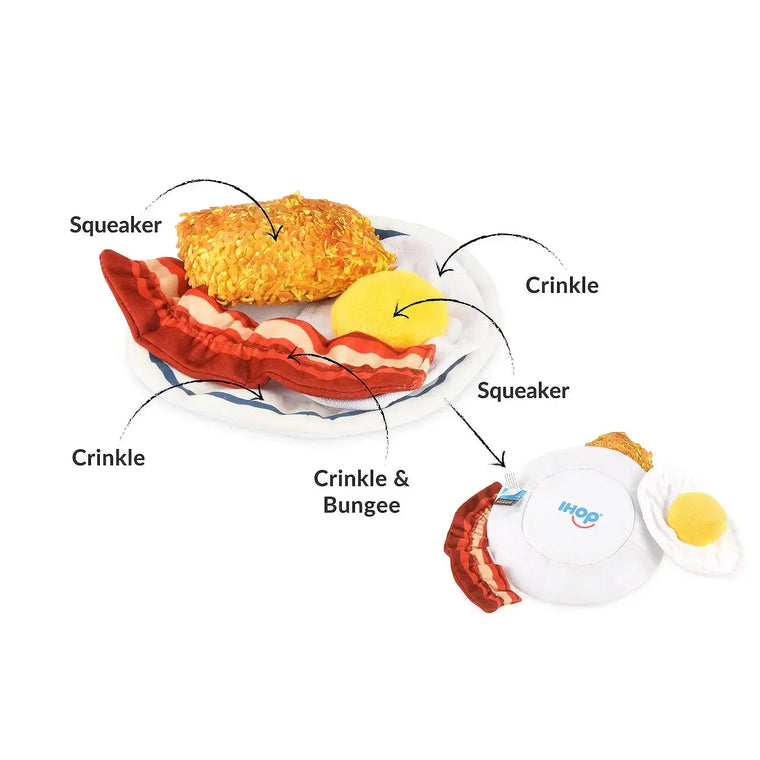 P.L.A.Y | Eggcellent Play Platter - Plush Dog Toy