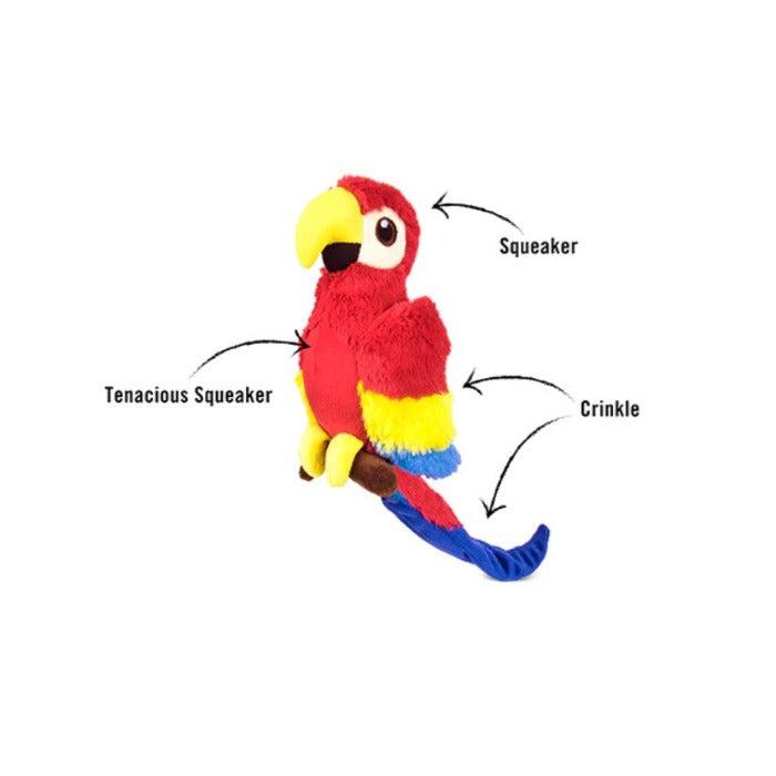 P.L.A.Y - Fetching Flock - Paula the Parrot Dog Toy-P.L.A.Y-Love My Hound