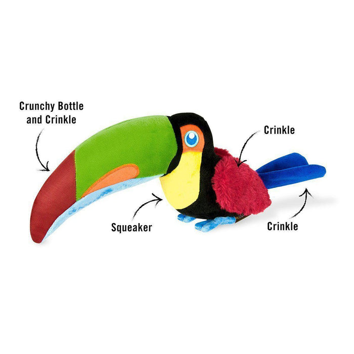 P.L.A.Y - Fetching Flock - Tito the Toucan Dog Toy-P.L.A.Y-Love My Hound