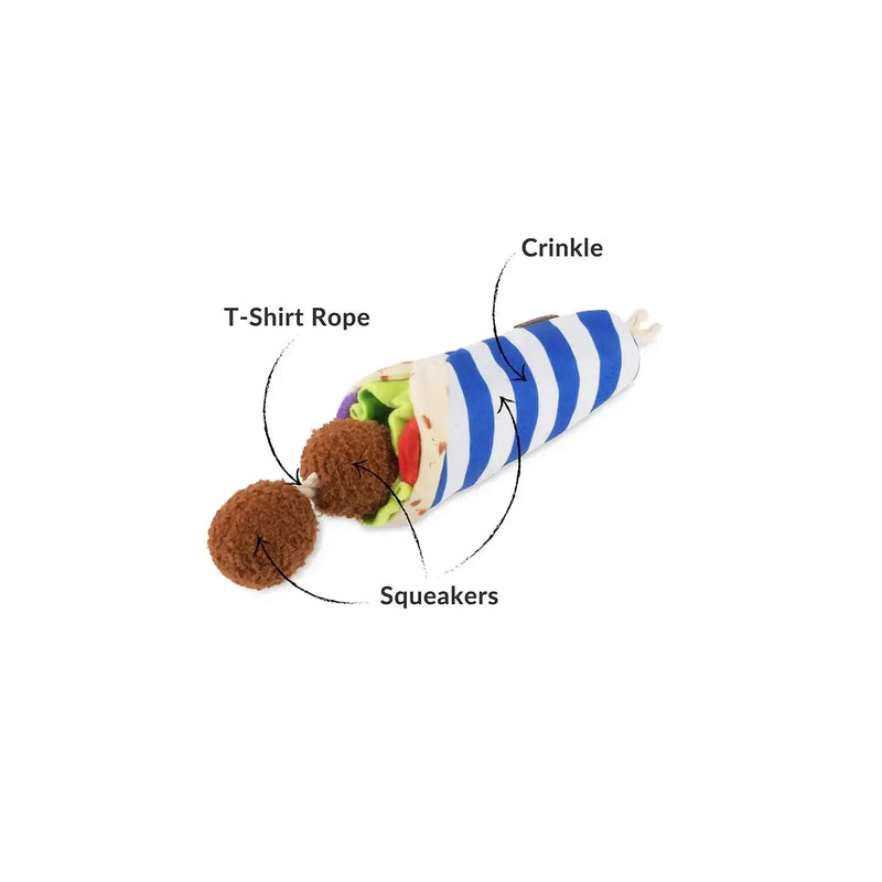 P.L.A.Y | International Classic Fur-lafel Wrap - Plush Dog Toy-P.L.A.Y-Love My Hound