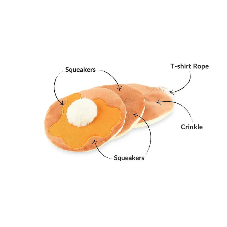P.L.A.Y | Pancake Pup Stack - Plush Dog Toy