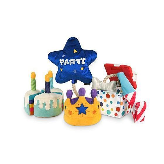 P.L.A.Y - Party Time - Raise The Woof Party Horn Plush Dog Toy-P.L.A.Y-Love My Hound