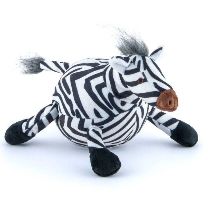 P.L.A.Y - Safari - Zebra Plush Dog Toy
