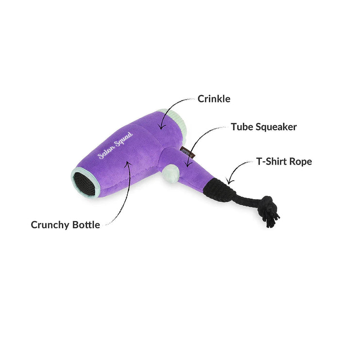 P.L.A.Y | Splish Splash - Howlin' Hair Dryer Plush Dog Toy-P.L.A.Y-Love My Hound