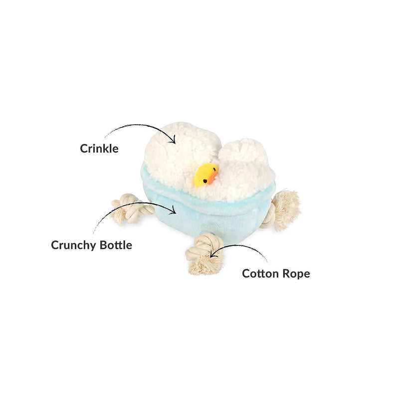 P.L.A.Y | Splish Splash - Rub-a-dub-Tub Plush Dog Toy-P.L.A.Y-Love My Hound