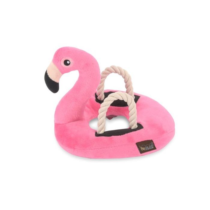 P.L.A.Y - Tropical Paradise - Flamingo Float Dog Toy-P.L.A.Y-Love My Hound