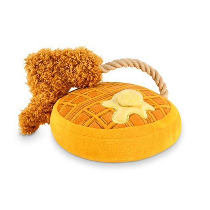 P.L.A.Y. - Barking Brunch Chicken & Waffles Plush Dog Toy-P.L.A.Y-Love My Hound