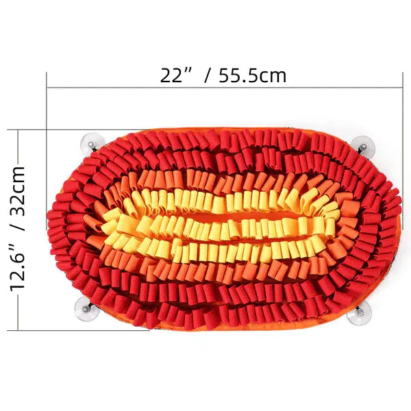 PawzNDogz | Fire & Ice™ AntiBite (Fire) Snuffle Mat | Challenge Level 2-PawzNDogz-Love My Hound