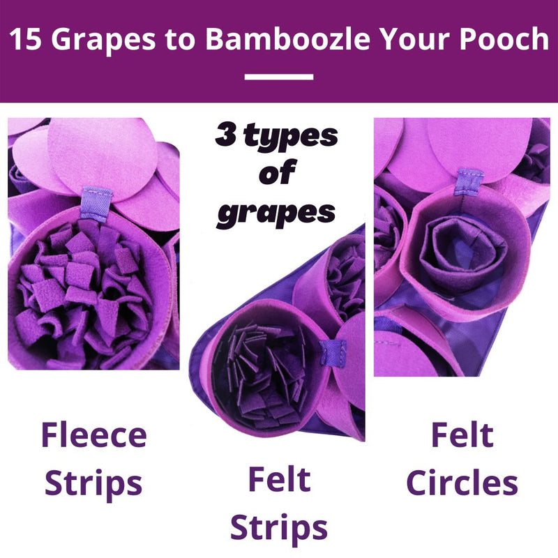 PawzNDogz | Forbidden Grapes ™ Snuffle Mat | Challenge Level 4-PawzNDogz-Love My Hound