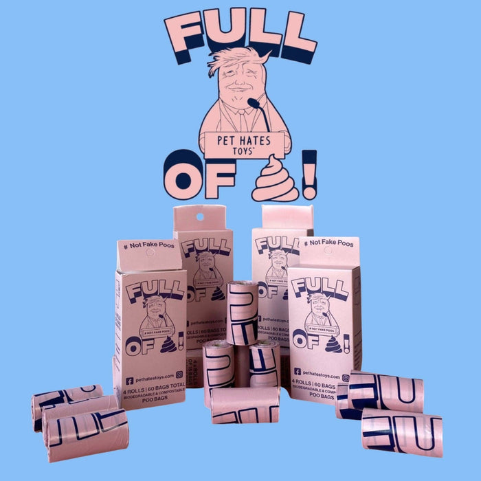 Pet Hates | Donald Trump Poo Bags-Pet Hates Toys-Love My Hound