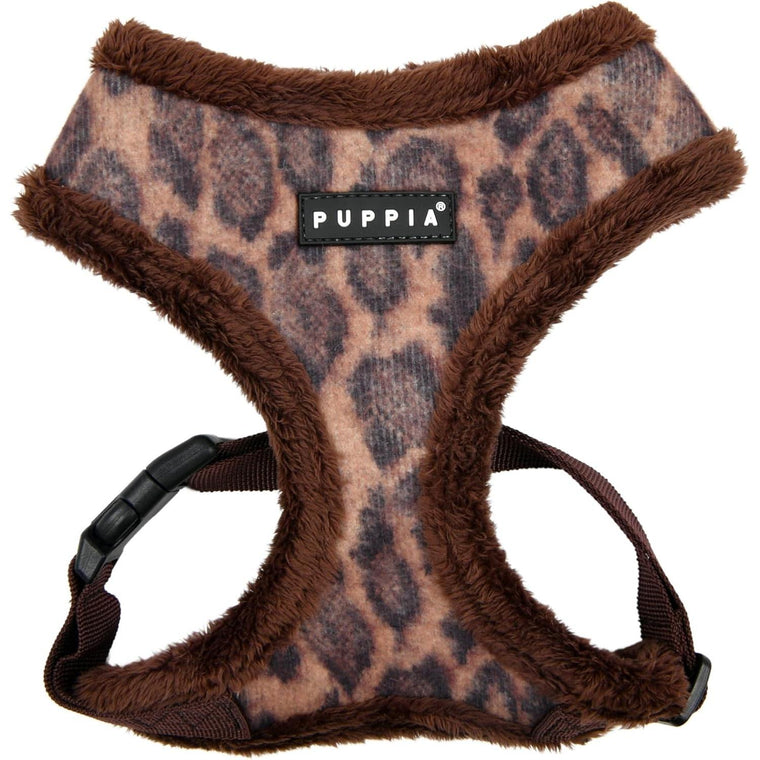 Puppia - Kovo Soft Dog Harness (A) - Brown Leopard