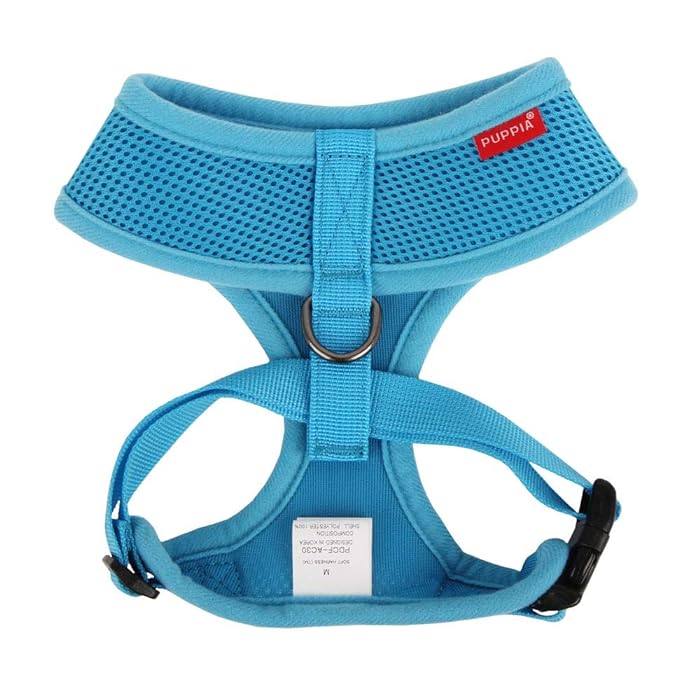 Puppia Soft Dog Harness (A) - Turquoise-Puppia-Love My Hound