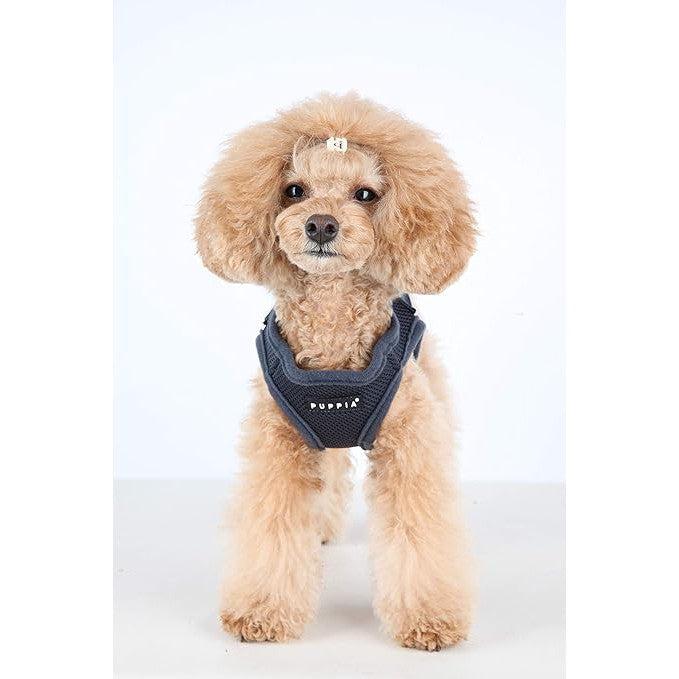 Puppia Soft Jacket Harness (B) - Grey-Puppia-Love My Hound
