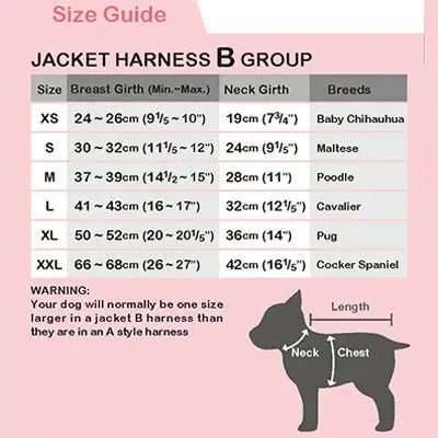 Puppia Soft Jacket Harness (B) - Purple-Puppia-Love My Hound