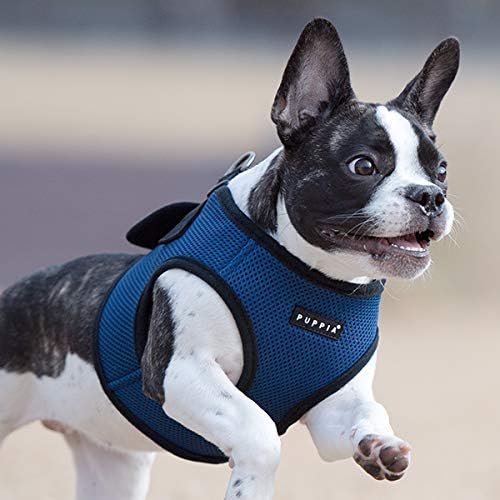 Puppia Soft Vest Dog Harness (B) - Navy-Puppia-Love My Hound