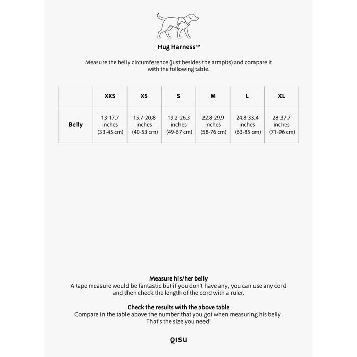 Qisu | Hug Dog Harness - Off White-Qisu-Love My Hound