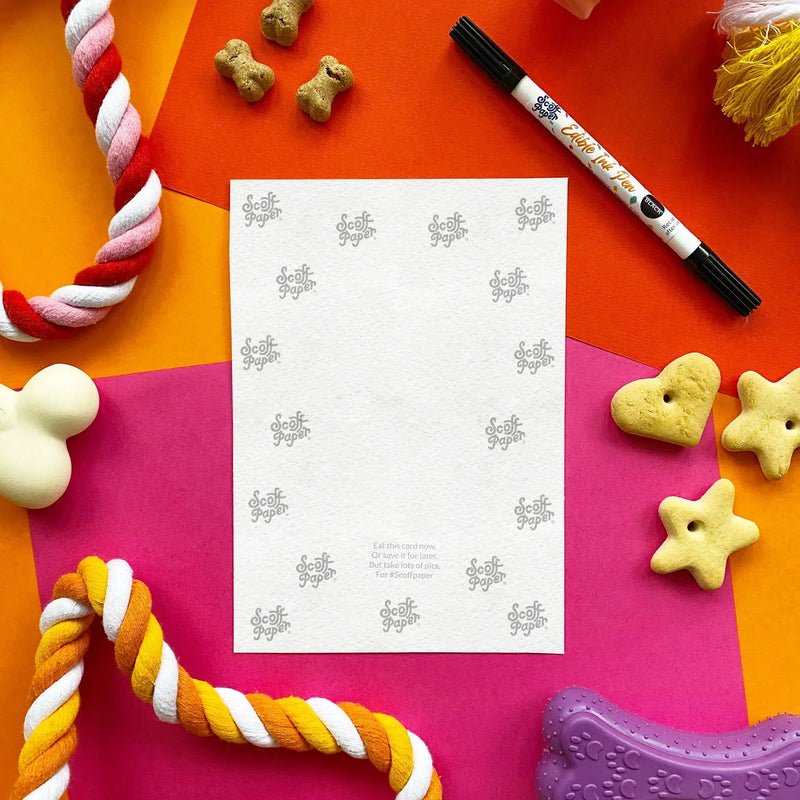 Scoff Paper | Happy Gotcha Day - Edible Birthday Card-Scoff Paper-Love My Hound