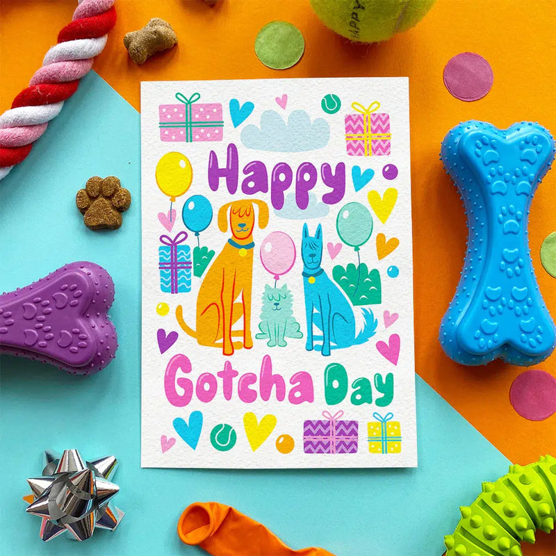 Scoff Paper | Happy Gotcha Day - Edible Birthday Card-Scoff Paper-Love My Hound