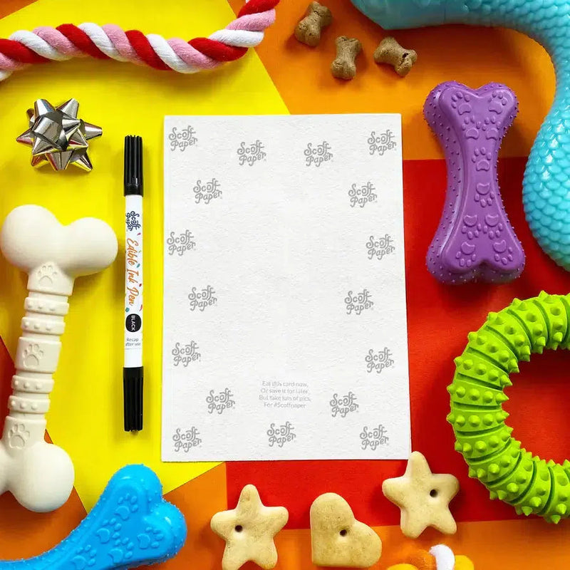 Scoff Paper | Rescue Dog - Edible Greeting Card-Scoff Paper-Love My Hound